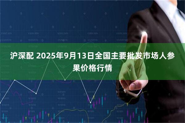 沪深配 2025年9月13日全国主要批发市场人参果价格行情