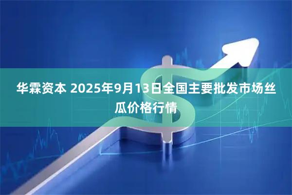 华霖资本 2025年9月13日全国主要批发市场丝瓜价格行情