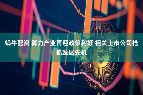 蜗牛配资 算力产业再迎政策利好 相关上市公司抢抓发展先机